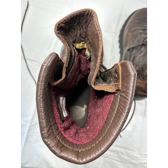 Cabela’s  Mens Insulated Work Leather Boots Size 9.5 - Picture 8 of 12